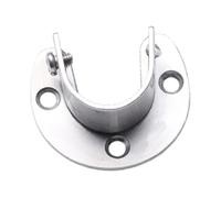 MagiDeal Closet Pole Socket Closet Rod Holder U Shaped Flange Rod Holder Closet Rod Bracket for Closet , Inner Diameter 23mm