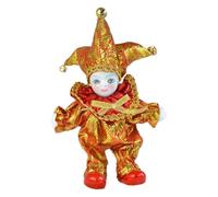 MagiDeal Clown Doll,Angel Model,Home Display,Handmade Table Desk Decor Harlequin Figure Halloween Ornament for Birthday Art Craft Gift