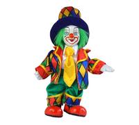MagiDeal Clown Doll,Harlequin Doll,19cm,Decoration,Hand Painted Ceramic Kids Toys for Birthday Gifts Halloween Christmas Valentin Gift