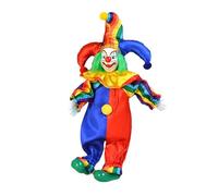 MagiDeal Clown Doll,Harlequin Doll,Desktop Decor,Smiling,Table Decoration Ceramic Kids Toys for Christmas Birthday Gifts Valentin Gift