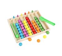 MagiDeal Color Sorting Balls Toy Educational Activity Play Kindergarten Portable Development Learning Toys Color Matching
