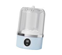 MagiDeal Compact Washing Machine Laundry Appliances Cleaning Tool 2 Cleaning Modes Socks Washer for Home Rvs Business Trips Apartment, Blue