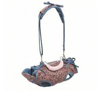 MagiDeal Companion Shoulder Carrier Pet Tote Bag with Long Strap Soft Woven Polyester Carrier Padded Handle Structured Yet Flexible Frame Suitable for Daily Walks Errands Visits, Array, Pink, S