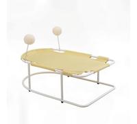 MagiDeal Cooling Elevated Pet Bed, style to 3, Beige | Off the Floor, Pet Bed with Breathable Mesh, for Indoor
