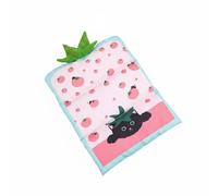 MagiDeal Cooling Sleeping Pad Pet Cooling Mat Dog Cat Bed Pad Cushion With Breathable Textile And Clean Finish portable build suitable for home floors crate use sofa lounging giving, L 62-82cm