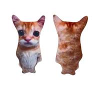 MagiDeal Cute Cat Pattern Throw Pillow Removable Multipurpose for Sofa Bed Decor Lightweight Double Sided Printed Stuffed Animal Toy, Length 30cm