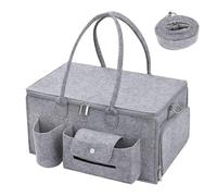 MagiDeal Diaper Bag Tote Nappy Bin Handbag Reusable Weekend Bag with Compartments Toys Storage for Outdoor Activities Outgoing Travel