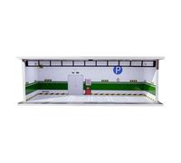 MagiDeal Diecast Model Car Display Case, Simulation 1/64 Scale Parking Lot Display Case with Lights for Collectors Gifts, Style I