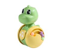 MagiDeal Dinosaur Wobble Toy Infant Crawling Toy Sensory Creative Portable Early Learning for 0-3 Years Babies, Green