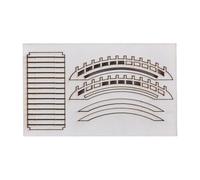 MagiDeal DIY Building Model Assembly Kit Miniature Building Model 1/50 Handcrafted Fun Material Pack Gift Chinese DIY Craft Kit, Arch Bridges B