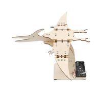 MagiDeal DIY Pterosaur Model Kit Steam Education Dinosaur Kit Easy to Install Wood Puzzle Student Science Project for Teens Children