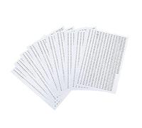 MagiDeal DMC Floss Number Stickers Classification Labels Letters Stitch Tool, Color Number Stickers Decals for, Diamond Painting, white, Single Sticker Diameter 1.1cm