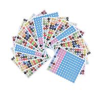 MagiDeal DMC Floss Number Stickers Classification Labels Letters Stitch Tool, colorful, Single Sticker Diameter 1.1cm