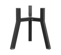 MagiDeal Dog Bowl Stand Single Dog Bowl Holder Iron Stable Non Slip Square Tube Pet Water Food Feeding Stand Adjustable for Pet Dish, Fixed Height