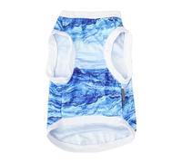 MagiDeal Dog Cooling Vest, Cooling Coat, Summer Sleeveless Vest, Dog Clothes for Training Small Medium Large Dogs Sport, Blue XS