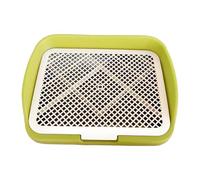 MagiDeal Dog Toilet Training, Toilet Puppy Pad Holder, Non-slip, with Column, Dog Pee Holder, Training Pad for, Home, Dorm, Yellow