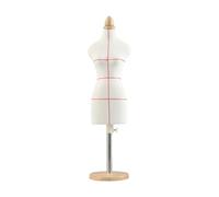 MagiDeal Doll Dress Form Dressmaker Model Creative DIY Crafting Project Tailor Form Stand Sewing Mannequin for Dollhouse Scene Layout , 46cm with Round Base