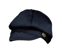MagiDeal Doll Hat Newsboy Style BJD Headwear Textile Material Lightweight Unisex Cap Suitable for Display Role Play with Dolls , Black , 21-22.5cm