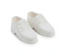 MagiDeal Doll Shoes Oxford Boots With Smooth PVC Surface And Structured Soles Lace Look Suitable for display collection everyday styling, White