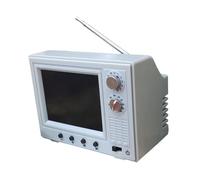 MagiDeal Dollhouse TV Mini Television Set 1/12 Dollhouse Miniature Furniture Can Play Video Gift Tiny Television Food Toy Miniature TV, Light Green