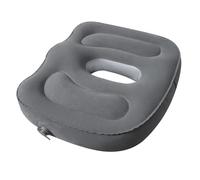 MagiDeal Donut Pillow Cushion Gray Gifts Multifunctional Hemorrhoid Pillow Inflatable Seat Pad Cushion for Women