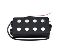 MagiDeal Double Coil Pickup Electric Guitar Part Replacement Accessory Humbucker Pickup 4 String Bass Part for Practice Recording Room