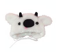 MagiDeal Ear Doll Hat BJD Hat Bonnet Headwear Accessory Handmade Cloth Material Cozy Feel Gentle Touch With Neat Details Suitable for OB11 And Similar Dolls , Cow Hat