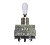 MagiDeal Electric Guitar 3 Way Toggle Switch Replace Musicians Versatile Parts Pickup Selector Switch Musical Instrument Accessories, White Cap