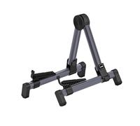 MagiDeal Electric Guitar Stand A Shape Frame Professional Portable Aluminum Alloy Stable Foldable Bass Holder for Ukulele Violin, blue