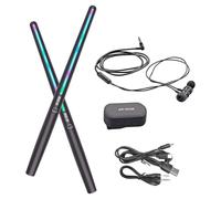 MagiDeal Electronic Drum Set with Converter Sturdy Quiet Lightweight Air Drumsticks Professional for Beginners Children Drummers Gift, without pedal
