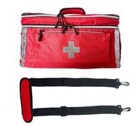MagiDeal Empty First Aid Bag Emergency Set Organizer Detachable Strap Zipper Close Emergency Supplies Pouch Storage Bag for Car Hiking