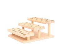 MagiDeal Essential Oil Rack Essential Oil Display Stand 3 Tier Wood Organizing Bottle Storage Organizer for 72 Bottles Vanity Tabletop