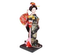 MagiDeal Ethnic Japanese Geisha Doll Collectible Figurine 9" Vintage Kimono Doll Girl Statue for Tabletop Home Kids Gift Decor, Style J