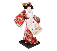 MagiDeal Ethnic Japanese Geisha Doll Collectible Figurine 9" Vintage Kimono Doll Girl Statue for Tabletop Home Kids Gift Decor, Style D