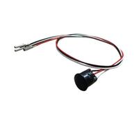 MagiDeal Excavator Joystick Push Button with Cable Replacement Spare Button Switch Assembly for Loader Handle Joystick Controller Part, Black Button 3 Line