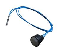 MagiDeal Excavator Joystick Push Button with Cable Replacement Spare Button Switch Assembly for Loader Handle Joystick Controller Part, Gray Button