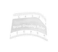 MagiDeal Eyebrow Shaping Ruler Template Positioning Beginners Portable Professional Brow Ruler Fast Drawing Guide for Vanity Dorm Home, 5.7cmx4.2cm