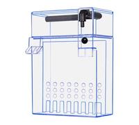 MagiDeal Fish Tank Box Turtle Tank Hanging Box Dry and Wet Separation Aquarium Accessories with Lid for Office Shop Home, 18cmx9cmx28cm