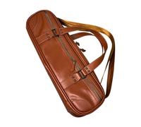 MagiDeal Flute Carrying Case Flute Storage Case Prevent Scratching Lightweight with Adjustable Shoulder Strap Plush Inside for Travel, Brown