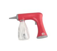 MagiDeal Foam Machine USB Charging Dispenser Bottle Easy to Use Foaming Foam Maker Hot Lather Machine for Home, BarberShop Salon, red
