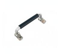 MagiDeal Folding Cabinet Handle Designed with Industrial Metal Material Rubber Grip 90 Degree Folding Mechanism Heavy Duty Handle Suitable for Storage Units, 100MM, Carbon Steel