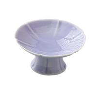 MagiDeal Fruit Plate Mini Dessert Display Stand Footed Pedestal Tray Snack Dish Cupcake Stand for Chocolate Cupcakes Shower Party, Purple