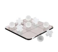 MagiDeal Geometric Tabletop Display Chessboard Ornament Sculpture Figurine With Clean Lines And Structured Form In Marble And Crystal Suitable for shelves, 11-30 X 30 X 8 CM