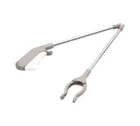 MagiDeal Grabber Reacher Tool Pick up Grab Tool Versatile Ergonomic Stainless Steel Garbage Clip Garbage Clamp for Road Hiking Camping