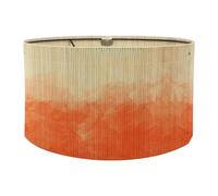 MagiDeal Gradient Bamboo Lamp Shade,E27,Boho Pendant Light Cover Replaceable Vintage Drum Lamp Shade Cover European for Pendant Light, Gradient Orange