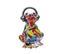 MagiDeal Graffiti Frog Statue Resin Figurine Gift Home Decor Decorative Animal Sculpture Ornament for Cabinet Housewarming Fireplace, Style A