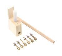 MagiDeal Guitar Bridge Pins Repair Set for Guitar Soundboard,Compact Sturdy Enhances Soundboard Volume Musical Instrument Accessories, Copper bolt type