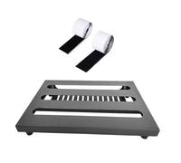 MagiDeal Guitar Pedalboard Alloy Stable Universal Easy to Carry Professional Non Slip Bass Pedalboard for Musical Instrument Supplies, S