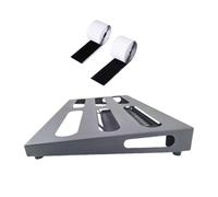 MagiDeal Guitar Pedalboard Alloy Stable Universal Easy to Carry Professional Non Slip Bass Pedalboard for Musical Instrument Supplies, L