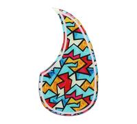 MagiDeal Guitar Pick Guard for Acoustic Electric Guitar Sticker Right Handed Accessories Smooth Edge Pickguard Guard Plate, B